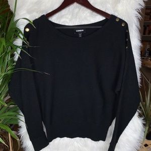 NWT • Express • Boatneck Ribbed Dolman Sweater • S